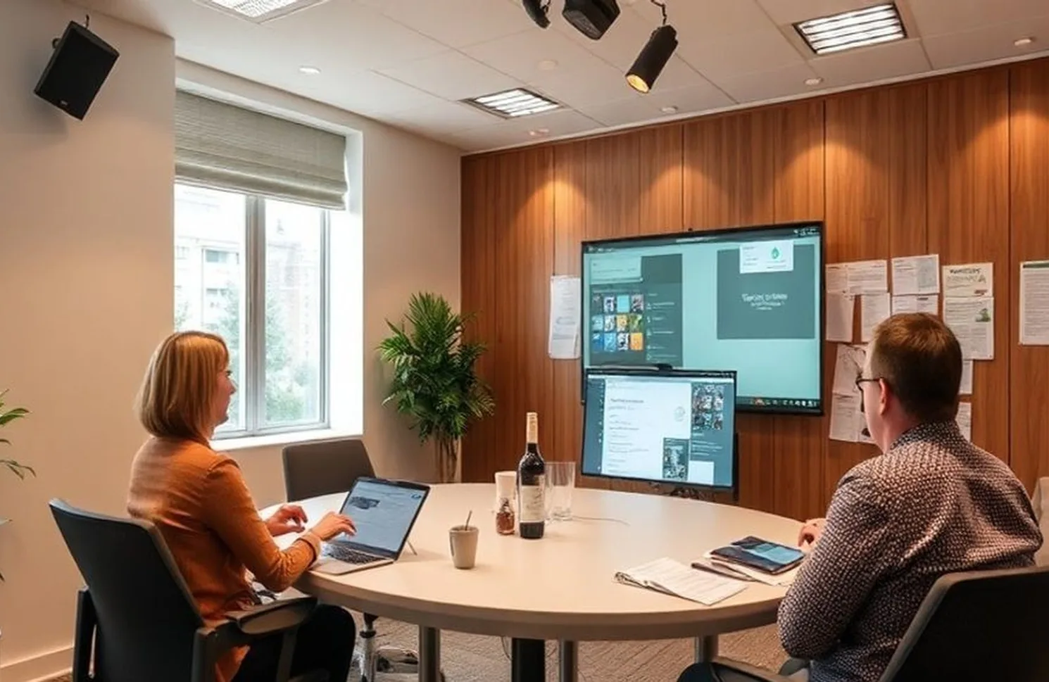 Modern candidate assessment room